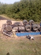 В Ливенском районе столкнулись «КамАЗ» и «УАЗ»