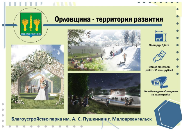 В Орловской области к октябрю завершат обустройство парка с экотропой и лодочной станцией