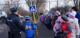 "Шагающий автобус" дошел до Залегощи