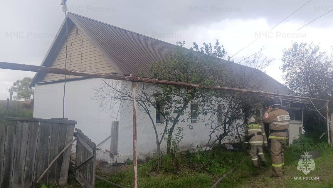 В Орловской области в сгоревшем доме обнаружили тело мужчины