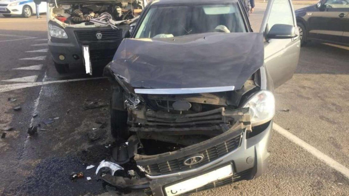 Тройное ДТП: в Орловской области не разъехались грузовик и две легковушки