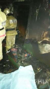 В Орле сгорел жилой дом. Погиб 48-летний хозяин