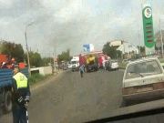 Авария с участием двух фур от 01.30.13 №1