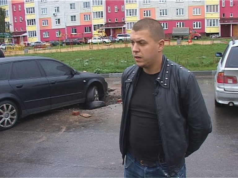 Новый асфальт.Уже есть пострадавшие Новый асфальт.Уже есть пострадавшие
