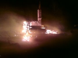 Мужчина сгорел при пожаре в Орловской области