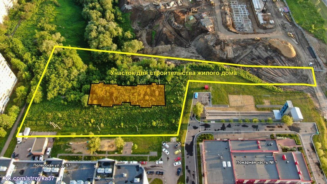 На улице Полесской в Орле вырастет еще одна многоэтажка