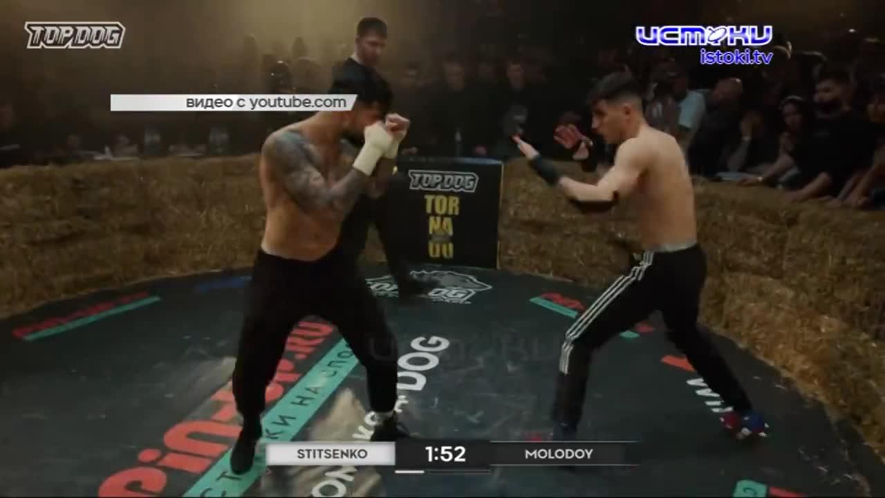 Орловчанин дебютировал в лиге боёв на голых кулаках