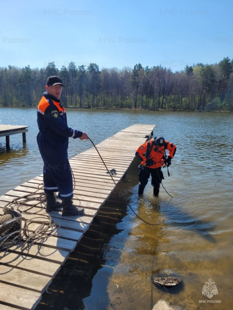 Орловские спасатели обследуют водоемы перед началом купального сезона