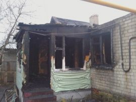 Мужчина погиб при пожаре в собственном доме