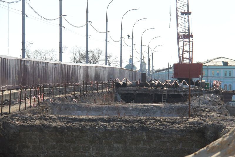 В Орле закрытый на реконструкцию Красный мост стал маркетинговым ходом