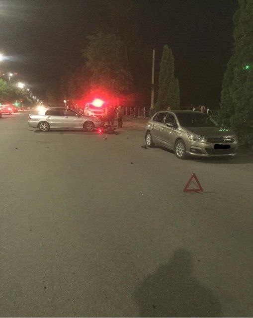 В Орловской области 16-летний мотоциклист угодил в больницу после столкновения с автомобилем