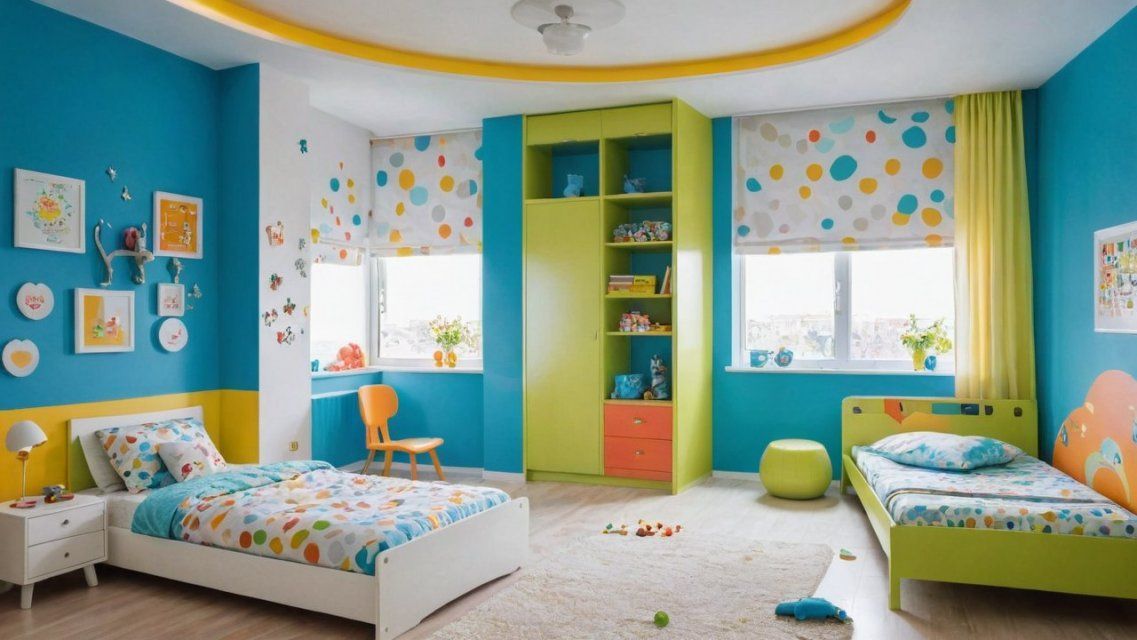 Влияние цвета интерьера детской на ребенка