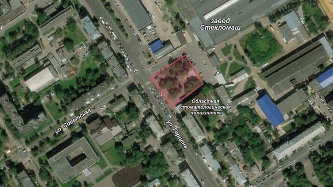 Сквер возле бывшего «Стекломаша» стал лидером голосования в Орле