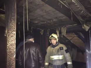 Ночью в Орле полыхало административное здание 