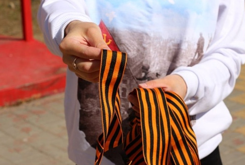 Орловчанам раздадут Георгиевские ленточки