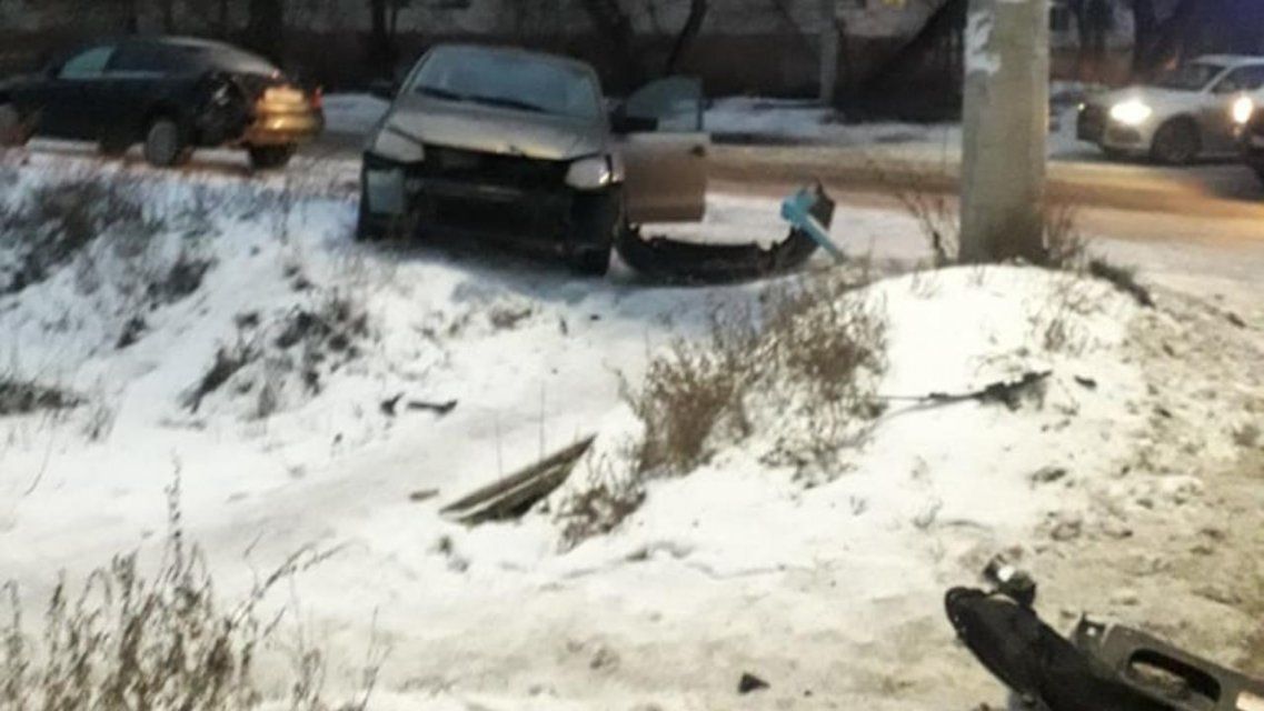 В Орле случилась тройная авария