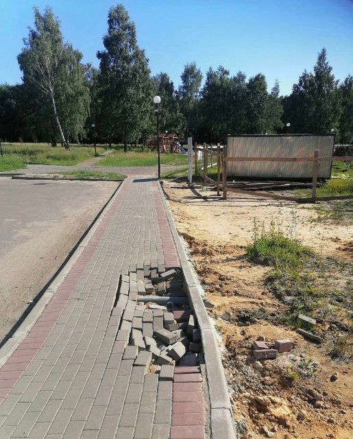 Глазами очевидцев: Руслан Перелыгин запечатлел последствия благоустройства опушки Медведевского леса ﻿