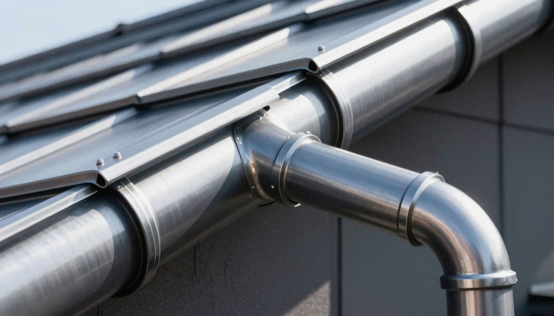 Металлические водостоки для крыши: преимущества, выбор и где купить на Урале