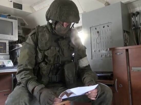 Российские военные находят время, чтобы ответить на письма орловчан
