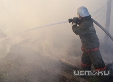 В орловской деревне сгорел жилой дом