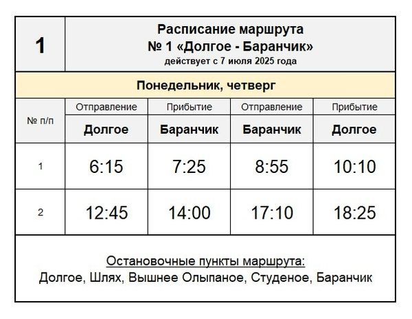 В Орловской области у двух автобусных маршрутов изменится расписание