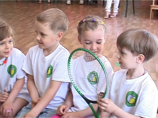 Большой теннис в Орле для самых маленьких 