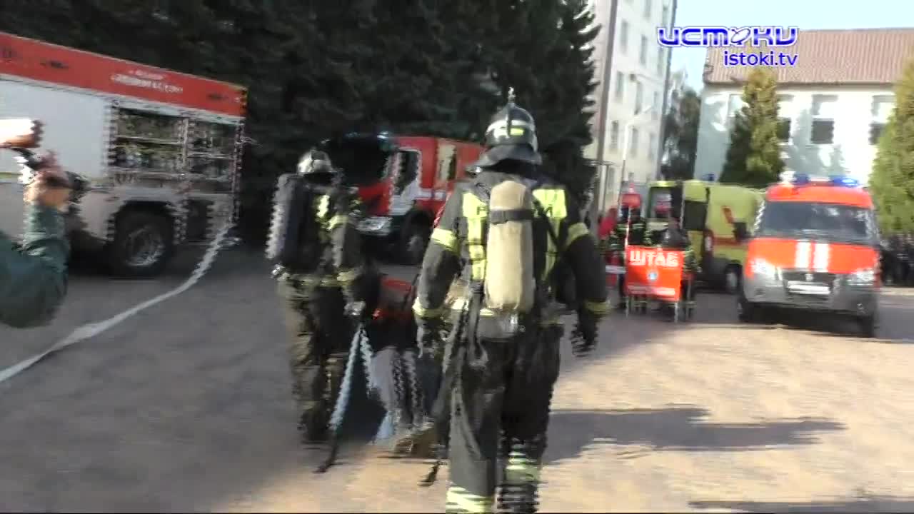 Пожарно-тактическое учение прошло в Орловском юридическом институте МВД России имени Лукьянова.