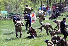 Военно-историческая реконструкция к 70-летию освобождения Орла