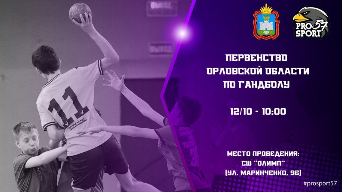 Сегодня в Орле пройдет Первенство области по гандболу