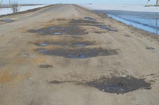 Дорога в деревню Петровка нуждается в капремонте