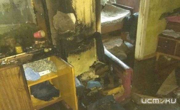 В Орле на Автовокзальной едва не сгорел мужчина