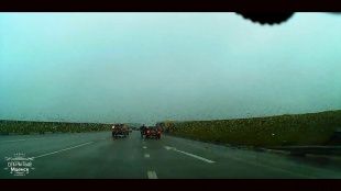 Появилось видео тройного ДТП со мценской объездной