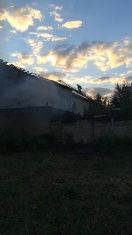 Вчера на ул.Черкасской горела хозпостройка