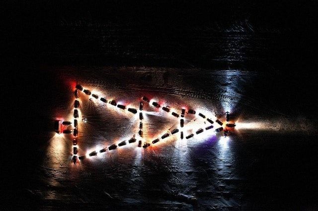 Глазами очевидцев: силами орловских автолюбителей на взлетной полосе орловского аэропорта