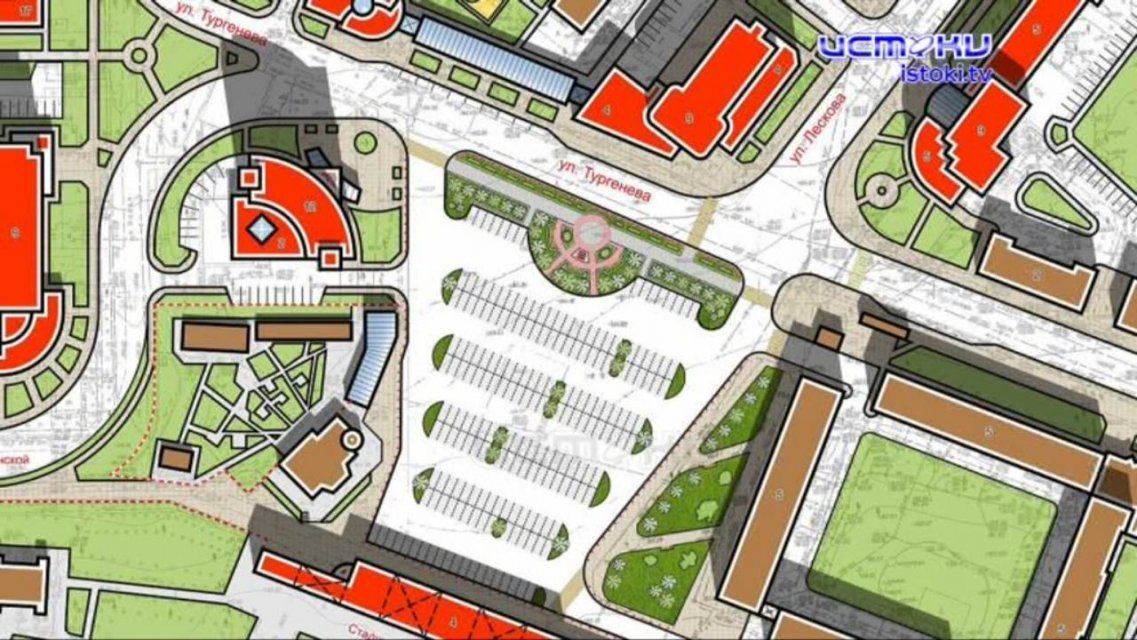 Представлен проект ремонта площади Жукова, а в области нашли дорогу посреди реки