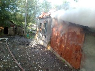 В Орловской деревне сгорел жилой дом