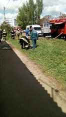 В Орле при пожаре в доме на ул. 2-я Курская пострадал мужчина