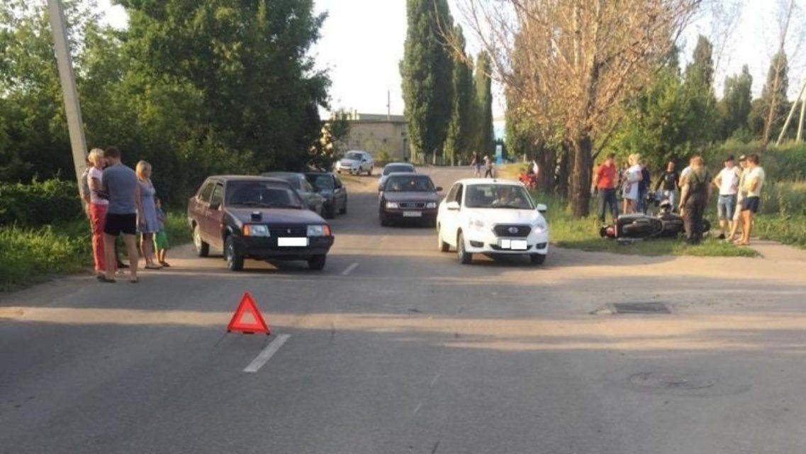 В Ливнах перевернулся 39-летний мотоциклист