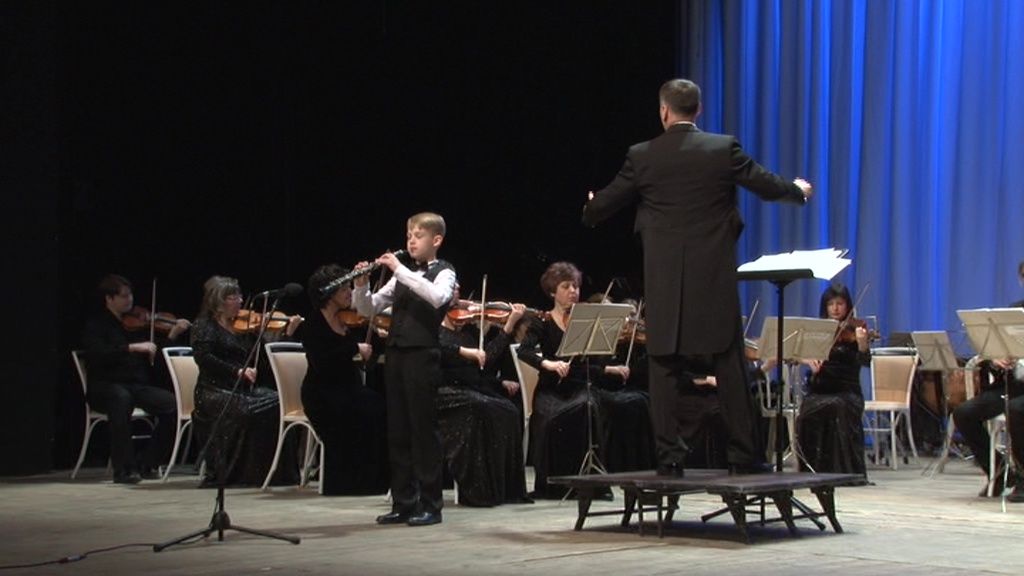 «Молодые дарования Орловщины» выступили с губернаторским симфоническим оркестром