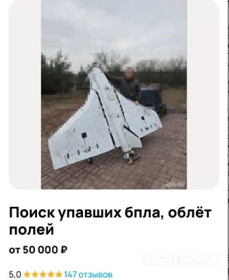 На Орловщине стали предлагать услуги по поиску дронов в полях