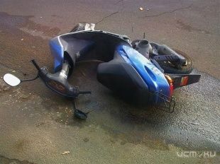 "Десятка" и скутерист не поделили дорогу, итог более чем плачевный