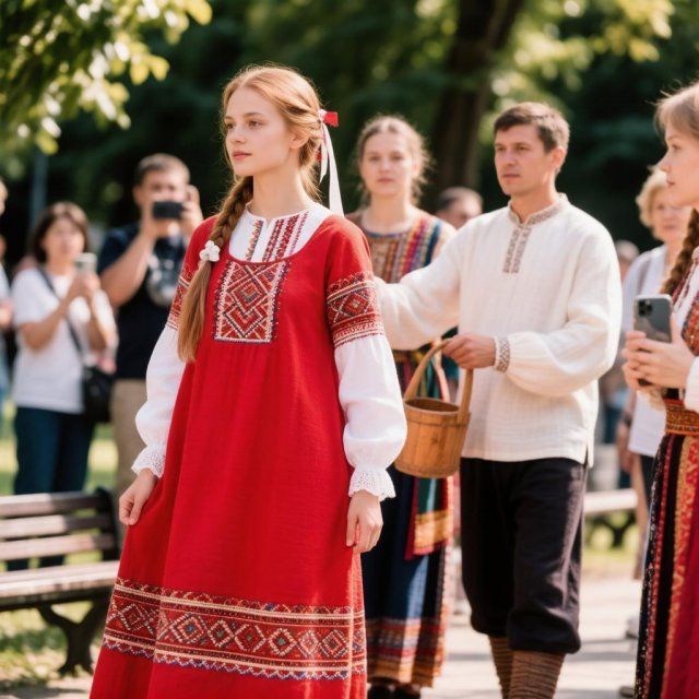 Славянская мода в Орле: сегодня в городском парке пройдёт этно‑показ в рамках фестиваля "Русское утро“