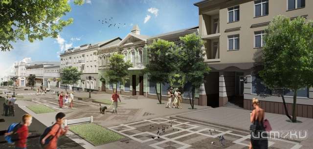 В Интернете появился эскиз обновленной ул. Ленина