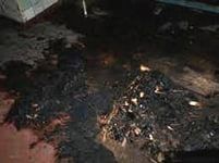 В Орле при пожаре в доме пострадал хозяин