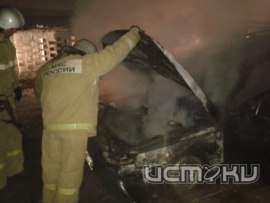 Ночью во Мценске сгорел еще один автомобиль