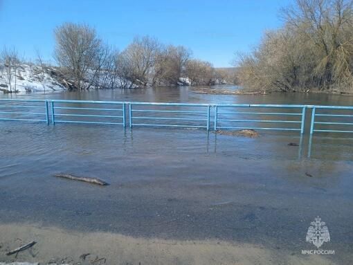 Во Мценском районе подтоплены два низководных моста