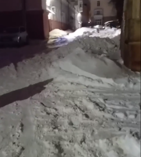 Орловчане негодуют из-за плохой уборки от снега Орла