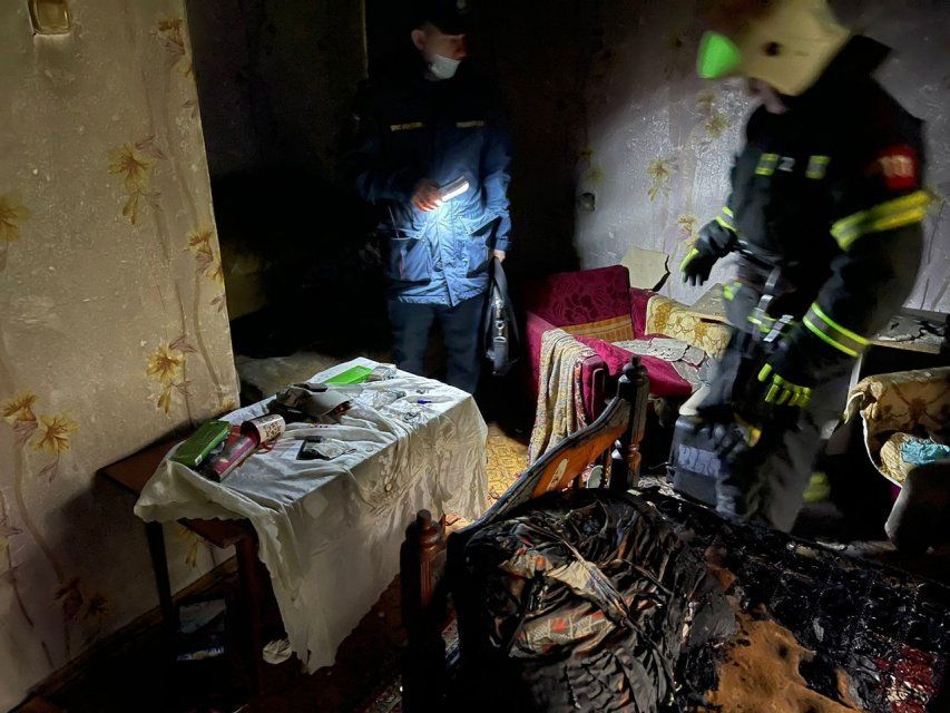 В Орле в своей квартире сгорел мужчина