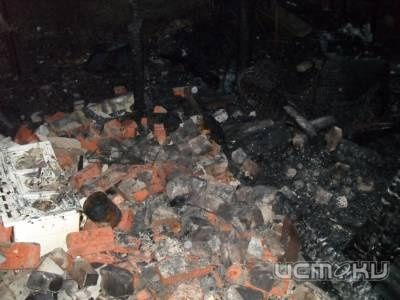 В Железнодорожном районе сгорела дача. Погибли два человека
