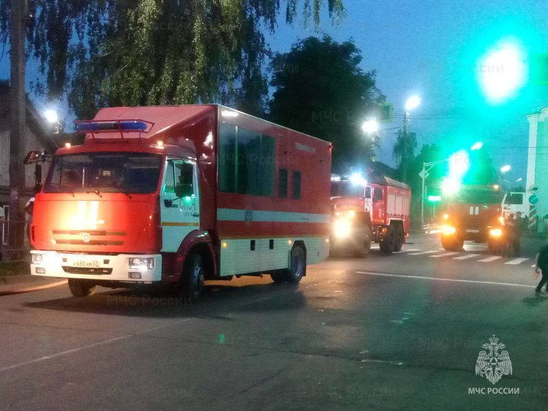 Во вчерашнем пожаре, напугавшем орловчан, никто не пострадал